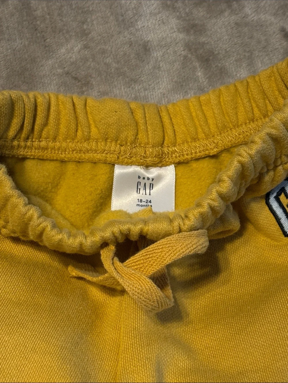 GAP Kids Mustard Yellow Hoodie & Joggers Set 18-24 m